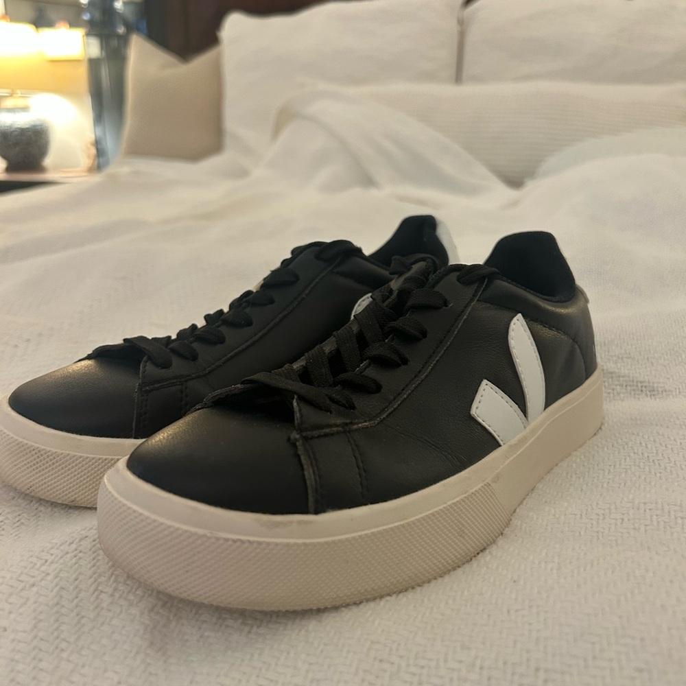 Black and White Veja Sneakers